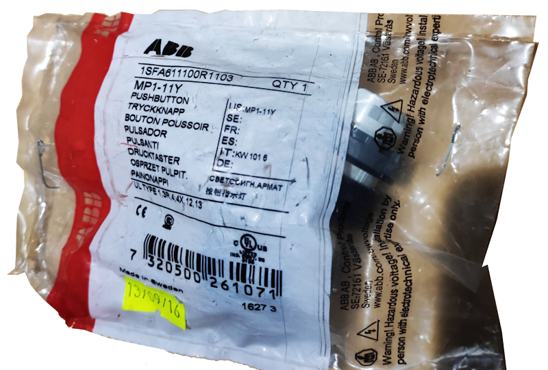 Guarda para torno MP1-11Y Pushbutton – IAESYESA