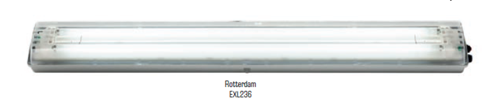 Lámpara Ex Fluorescente Rotterdam Ex EXL236