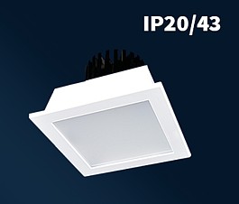 BANDOG-SQUARE-LED para bancos, hoteles, oficina.